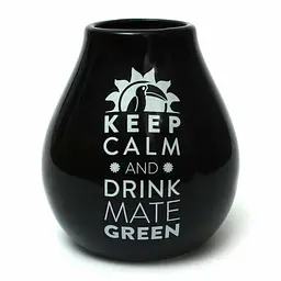 Калебас керамічний Keep Calm, 350 мл - Кавовий - мініатюра 3
