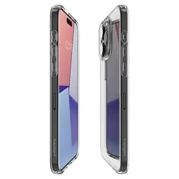 Чохол Spigen Liquid Crystal Crystal Clear для iPhone 15 Pro (ACS06699) - мініатюра 7