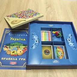 Настільна гра "Вікторина Україна" 0994 розвиваюча гра - мініатюра 3