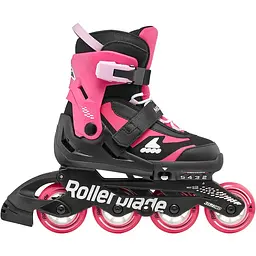 Ролики Rollerblade Microblade 33-36,5 Чорний-Рожевий - мініатюра 2