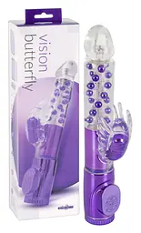 Вібратор гелевий Vision Butterfly Purple для жінок Orion 582077 17457 - мініатюра 3
