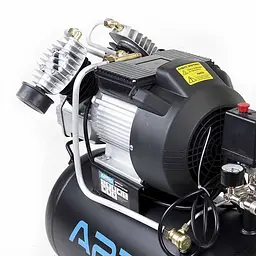 Компресор двоциліндровий Apro OFD-50MX 2,2кВт 416 л/хв 50 л 2 крана 30412 - мініатюра 9