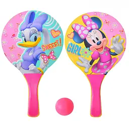 Набор для настольного тенниса Disney с ракетками Минни Маус и Дейзи Дак (LR1010)