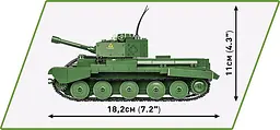 Конструктор COBI танк 1:35 CROMWELL 2269 - мініатюра 4