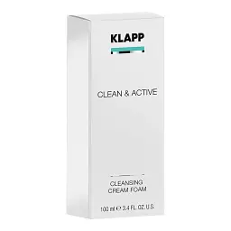 Крем пінка Klapp Clean & Active Cleansing Cream Foam 100 мл - мініатюра 2