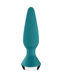 Анальна пробка з вібрацією Satisfyer Plug-ilicious 1, 14 см (зелений) - мініатюра 6