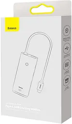 Хаб - кардрідер Usb-C - Baseus Lite Series 6-Port Usb-A Hub (WKQX050001) - мініатюра 8