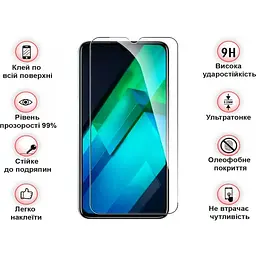Захисне скло BeCover для Infinix Note 12 (X663D) 3D Crystal Clear Glass (708088) - мініатюра 3