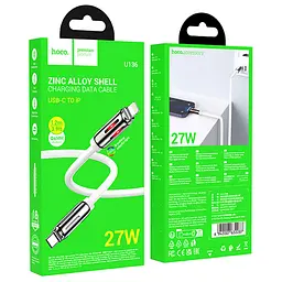 Дата кабель Hoco U136 Prize Type-C to Lightning 27W (1.2m) White - мініатюра 5