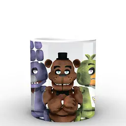 Кухоль GeekLand Five Nights At Freddys П'ять ночей з Фредді постер FN.02.024 330 мл білий - мініатюра 3