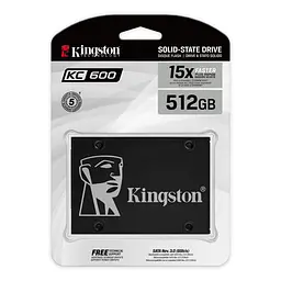 Накопичувач SSD Kingston KC600 512GB 2.5 SATAIII - мініатюра 2