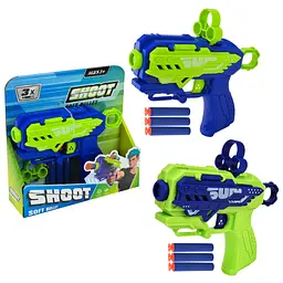 Іграшковий бластер Soft bullet з оптичним прицілом та 3 поролоновими снарядами (B186-1) в асортименті