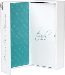 Вібратор-кролик Touch by SWAN - Trio Teal, сенсорне керування, ротація, діаметр 3,8 см - мініатюра 8