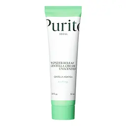 Крем із центелою без запаху Seoul Wonder Releaf Centella Cream Unscented PURITO 50 мл