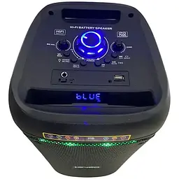 Акумуляторна акустична система Kimiso QS-82 колонка валіза 80Вт USB SD FM радіо Bluetooth мікрофон ДК (QS-82) - мініатюра 5