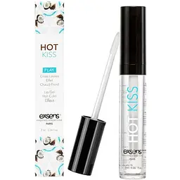 Блиск для губ Exsens Hot Kiss Кокос зі зігріваючим ефектом 7.4 мл - мініатюра 3