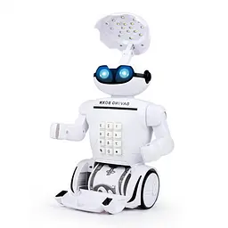 Робот сейф з кодовим замком та настільна лампа 10 мелодій Robot Piggy Bank білий