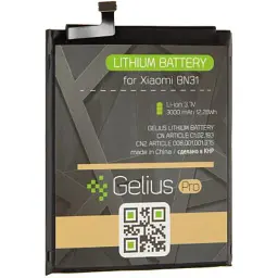 Акумуляторна батарея Gelius Xiaomi BN31 (Mi5x/A1) (73700) - мініатюра 2