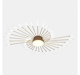 Світлодіодна люстра стельова Artlight 6472/42GD, 23 Вт, сатинове золото - мініатюра 5