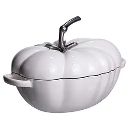 Каструля чавунна емальована Iron Tomato 2,5 л, білий Yongkang HP-FLG-20 BEIGE - мініатюра 6