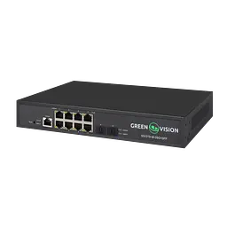 Комутатор мережевий POE GV-019-M-08G+SFP