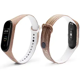 Ремінець Painted Strap для Xiaomi Mi Band 3/4 Wood Texture - мініатюра 2