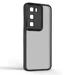 Защитный чехол для Infinix Hot 60 Pro 4G, Shade, черный, TPU+PC, матовый, защита всего корпуса, панель-накладка, противоударный, с высокими бортами, амортизирует удары при падениях, ArmorStandart (ARM88684) - мініатюра 2