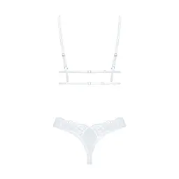 Еротичний комплект Obsessive Heavenlly 2-pcs set XL/2XL, бюстгальтер і танга - мініатюра 4