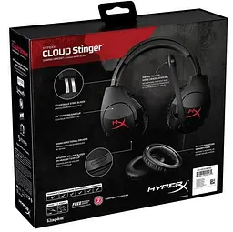 Гарнітура ігрова HyperX Cloud Stinger 3.5 мм Black/Red (HX-HSCS-BK/EE) - мініатюра 8