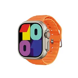 Смарт-годинник XO M10Ultra 9th Wireless Charging Smart Sports Talking Watch Поморанчевий