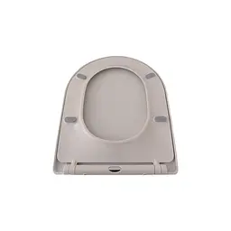 Сидіння для унітаза EUR TS-6545 дюропластове, Soft Close, метал.кріпл. - мініатюра 3