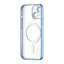 Чохол Ductil Metallic Edge with MagSafe (Protected Camera & Lens) iPhone 15 Light Blue - мініатюра 3