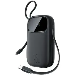 Батарея універсальна Baseus EnerFill FC31 20000mAh 45W, Digital Display, Cosmic Black (P10082105123-00)