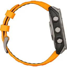 Смарт-годинник Garmin Fenix 8 AMOLED Sapphire 47mm Titanium with Spark Orange/Graphite Silicone Band (010-02904-10) [115077] - мініатюра 5