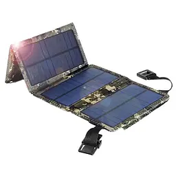 Сонячна панель Solar panel CO1534GJ 20w 5V 1.5A + USB Камуфляж - мініатюра 2