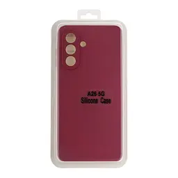 Чохол Silicone Cover з рамкою камери A Samsung Galaxy A26 5G Maroon (36974_3609708) - мініатюра 2