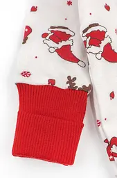 Комбінезон для немовлят на кнопках Christmas reindeer з начосом - мініатюра 3