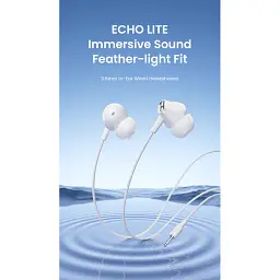 Навушники Vention Echo Lite 3.5mm In-Ear Wired White (GBAWAV) - мініатюра 3