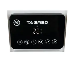 Тепловентилятор Tagred 2,0 кВт, площа обігріву 20 кв.м., білий, підлоговий (TA931) - мініатюра 6