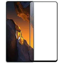 Захисне скло BeCover для Poco F5 Black (709743) - мініатюра 4