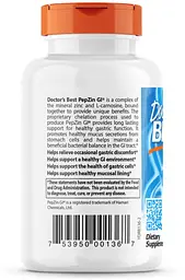 Вітаміни та мінерали Doctor's Best PepZin Gl, 120 вегакапсул - мініатюра 2