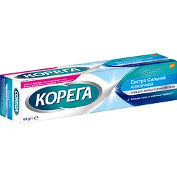 Крем для фіксації зубних протезів Corega Екстра сильний 40 мл - мініатюра 2