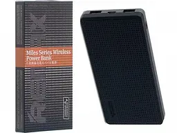 Зовнішній акумулятор Power Bank Remax Miles Wireless RPP-103 10000 mAh (Чорний) - мініатюра 4