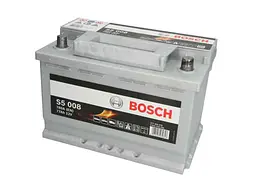 Аккумулятор BOSCH правый 77Ah, EN780 + S5 Silver Plus