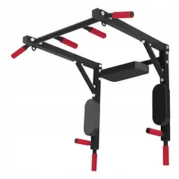 Турнік-бруси навісний 4FIZJO 2 в 1 Black (P-5905973402644) - мініатюра 1