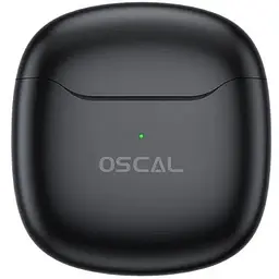 Bluetooth навушники - бездротова стерео гарнітура Oscal HiBuds 5 чорна - мініатюра 4