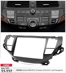 Перехідна рамка Honda Accord, Crosstour Carav 11-117 - мініатюра 4