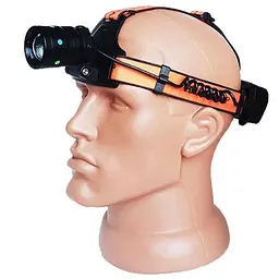 Налобний ліхтар X-Balog Night Vision Fluorescence BL-T210-TG zoom TypeC 2х18650 2 режими - мініатюра 2