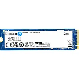 Накопичувач SSD Kingston m.2 NVMe 2TB NV3 PCIe 4.0 (SNV3S/2000G) Б/в