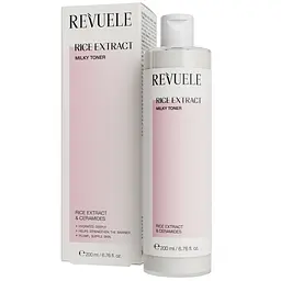 Молочний тонер для обличчя Rice extract Revuele 200 мл